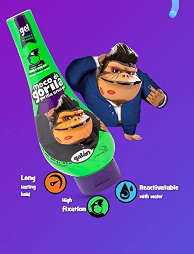 Moco de Gorila Galan Hair Gel | Extra Brillante Hair Styling Gel for Extreme Long-lasting Hold, Gorilla Snot Gel is the Ultimate Hair Gel to bring Beauty & Personal Care Moco de Gorila