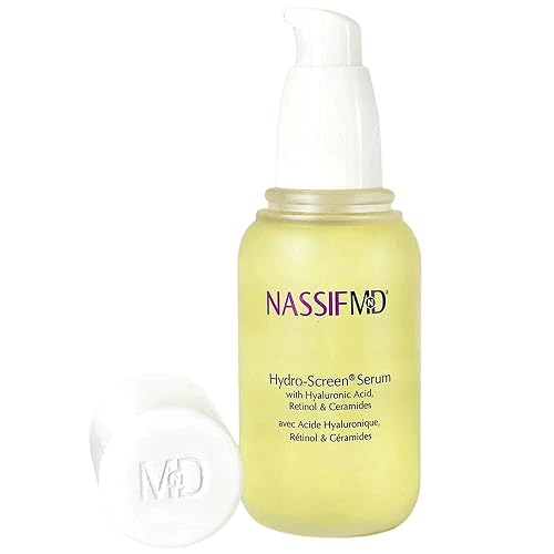 NassifMD Hydro-Screen Hydration Serum | Surgeon-Created Hyaluronic Acid, Ceramides & Retinol Formula for Plumping, Firming & Reducing Fine Lines Beauty & Personal Care NASSIFMD