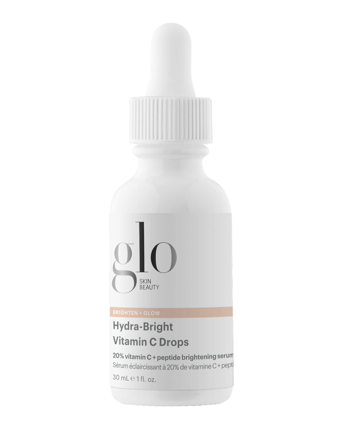 Glo Skin Beauty Hydra-Bright Vitamin C Drops - 20% Vitamin C + Peptide Brightening Serum - Formerly Daily Power C+ Serum Beauty & Personal Care Glo Skin Beauty