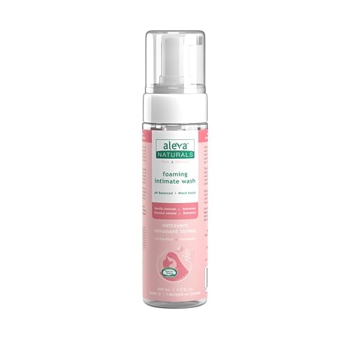 Foaming Feminine Wash |For Intimate Areas |Self-Foaming Pump |pH Balanced |Cleanses and Refreshes |Made with Natural and Organic Ingredients Beauty & Personal Care Aleva Naturals