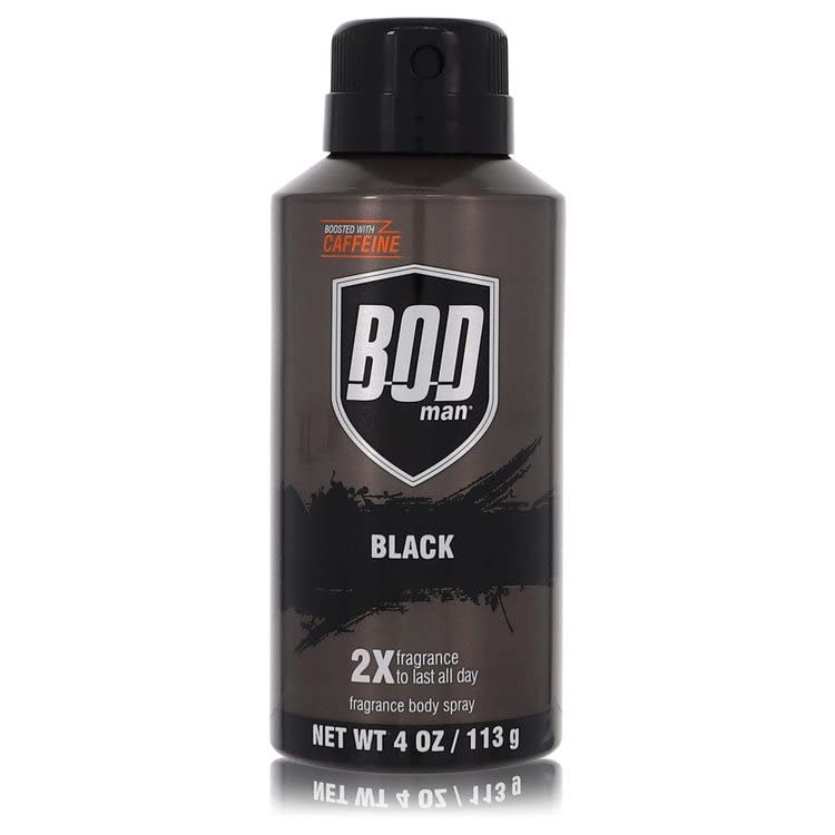 Bod Man Black Cologne By Parfums De Coeur Body Spray 4 oz Beauty & Personal Care StarSun Depot