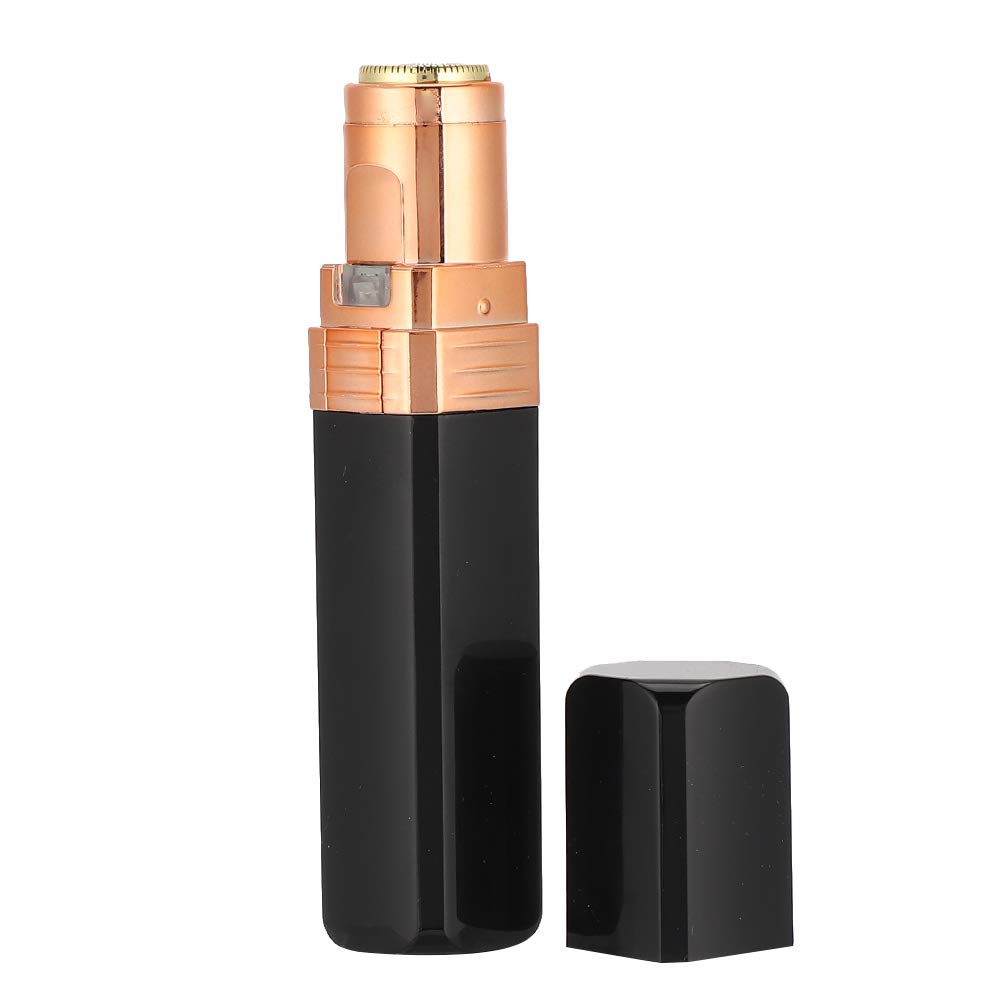 Hair Removal Machine, Compact Cute Lipstick Shape Mini Electric Hair Remover Face Body Hair Removal Machine for Women (Black) Beauty and Personal Care mumisuto