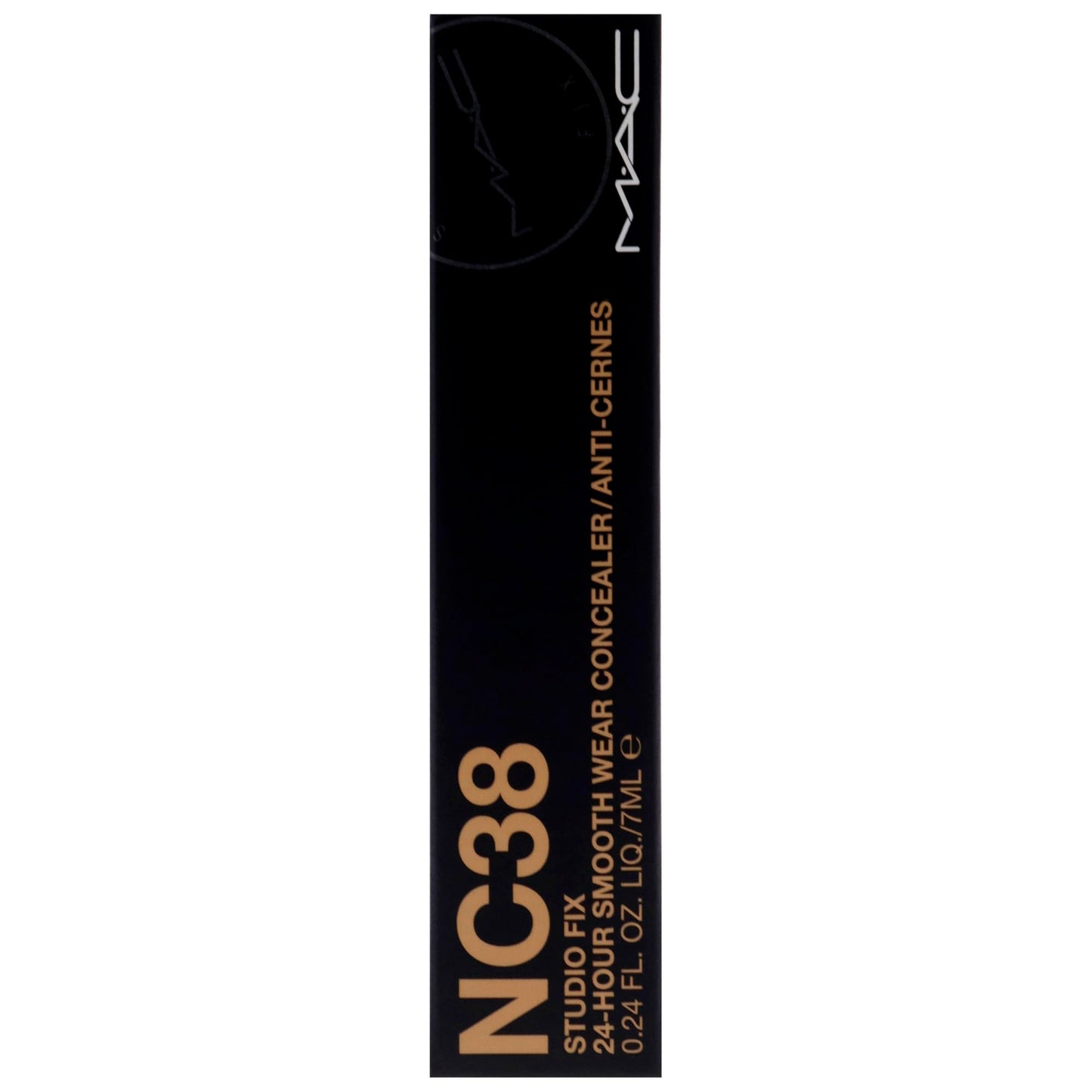 Studio Fix 24-Hour Smooth Wear Concealer - NC38 by MAC for Women - 0.24 oz Concealer Beauty & Personal Care MAC