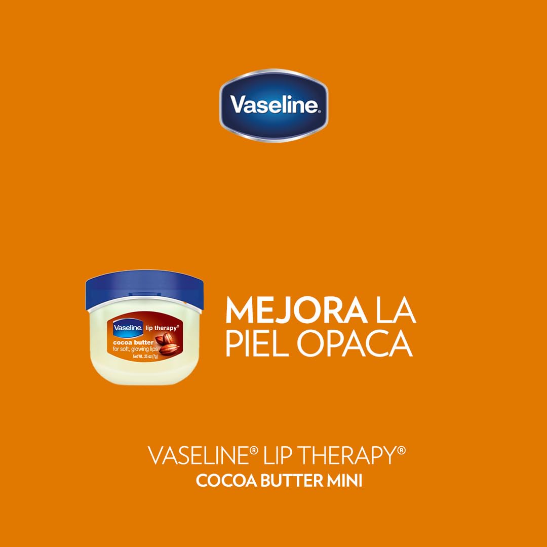 Vaseline Lip Therapy Lip Balm Mini, Cocoa Butter, 0.25 oz Beauty and Personal Care Vaseline