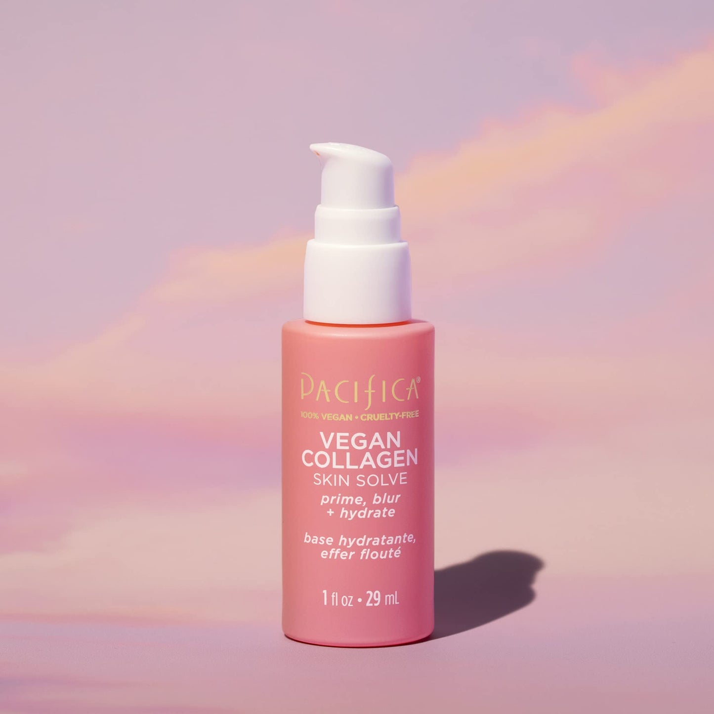 Pacifica Vegan Collagen Skin Solve Primer - 3-in-1 Face Primer that Primes, Blurs & Hydrates, Skincare-Infused Formula with Collagen Peptides Beauty & Personal Care Pacifica