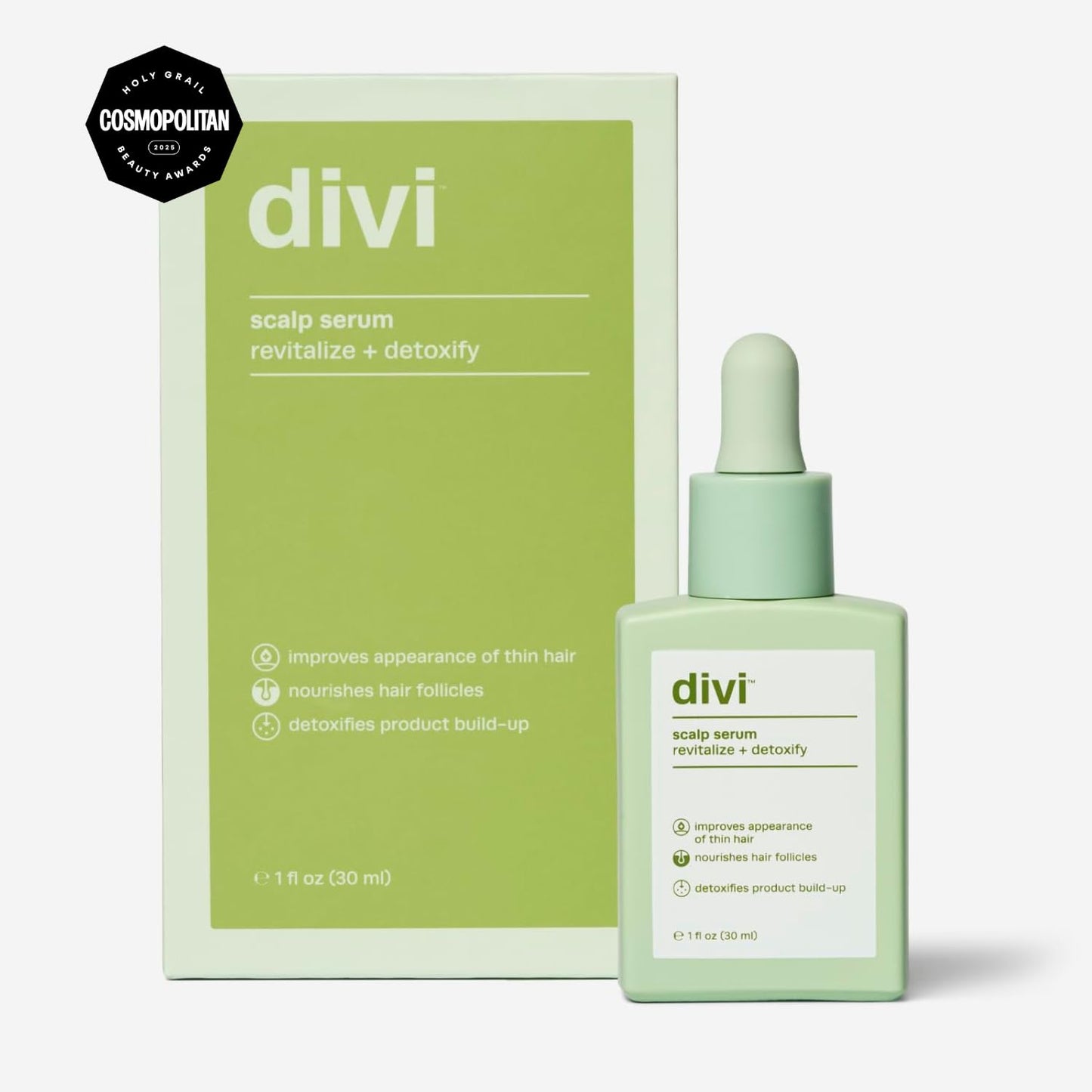 Divi Scalp Serum | To Promote Fuller-Looking Hair with Peptides | 30ml Beauty and Personal Care divi