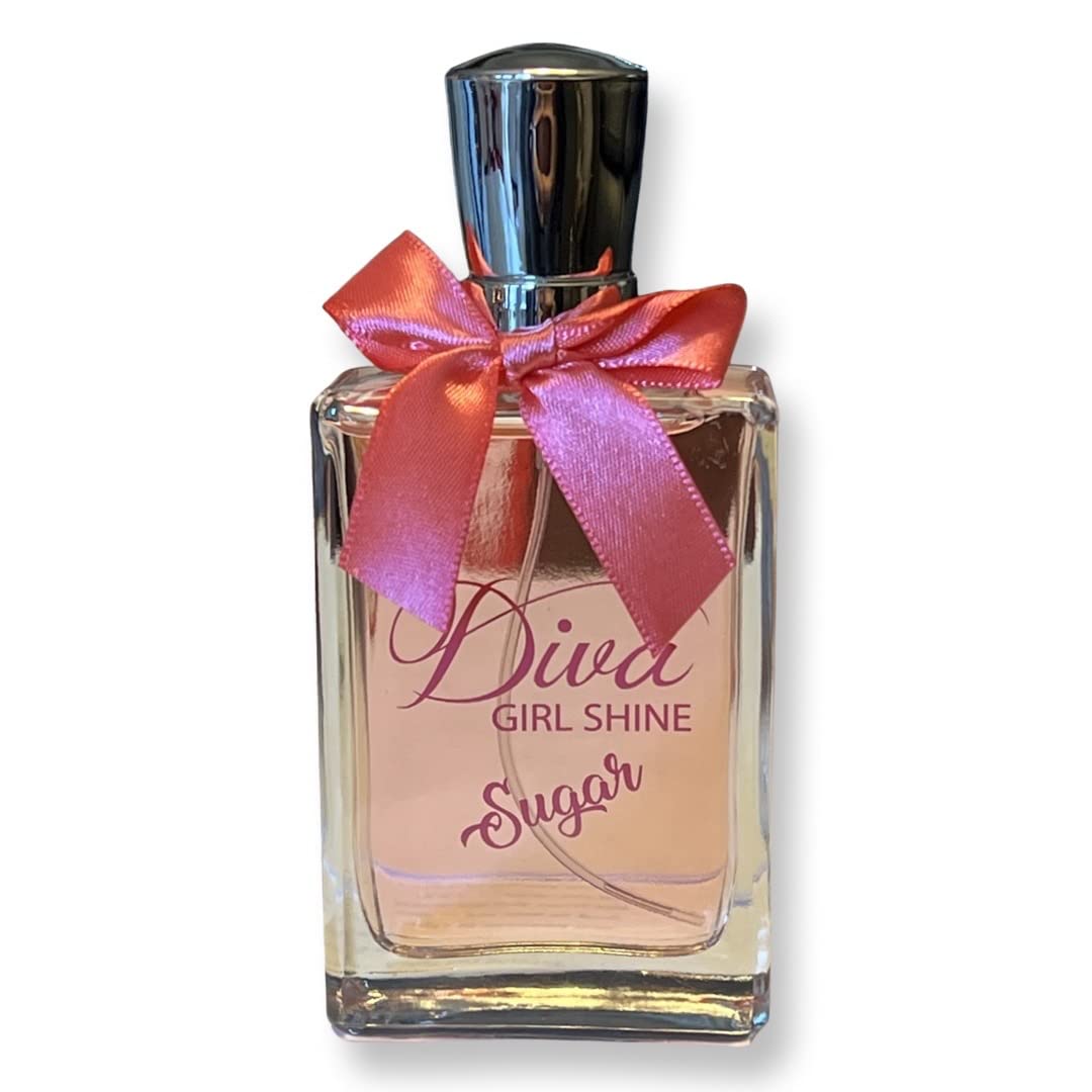 United Scents DIVA GIRL SHINE SUGAR - Eau de Parfum for Women - Notes of Tangerine, Honeysuckle, and Wild Berry - 3.4 Fl Oz Beauty & Personal Care United Scents