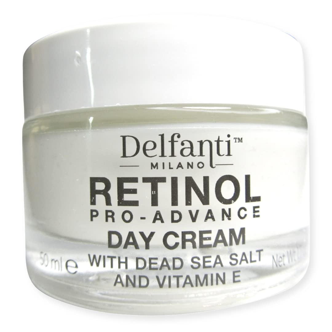 Delfanti-Milano • RETINOL PRO-ADVANCE • Anti-Aging DUO pack • Day + Night Creams • Face and Neck Moisturizers with Dead Sea Minerals and Vitamins E Beauty & Personal Care Delfanti-Milano