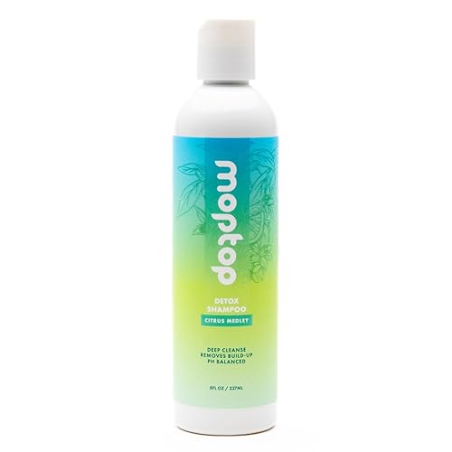 MopTop Detox Shampoo - Scalp Clarifying Shampoo for Build Up, Hard Water, Dirt & Oil, Sulfate & Paraben Free Hair Care for All Hair Types - Thin Beauty & Personal Care MopTop