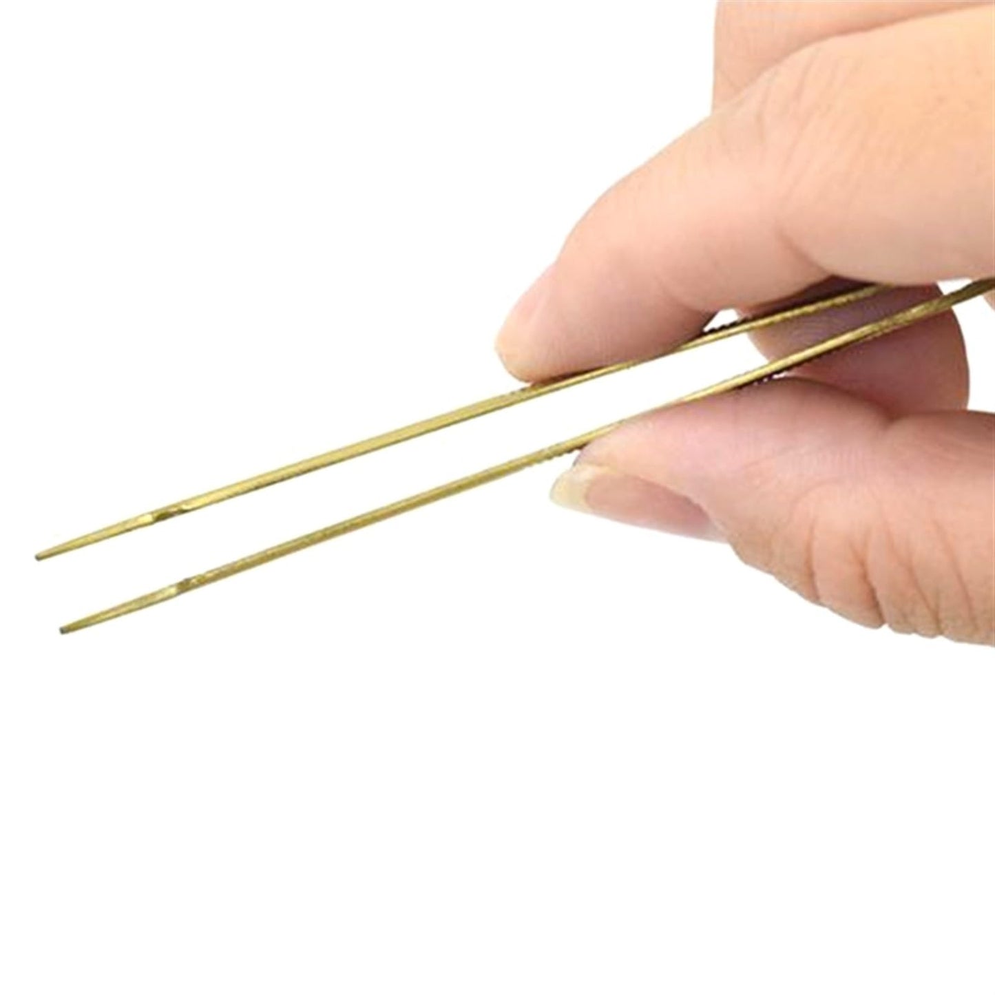 MENGKK Tweezers Professional Eyebrow Tweezer Slanted Puller Stainless Steel Face Nose Hair Remover Excellent Closure Clip Tool(Gold) Beauty and Personal Care MENGKK