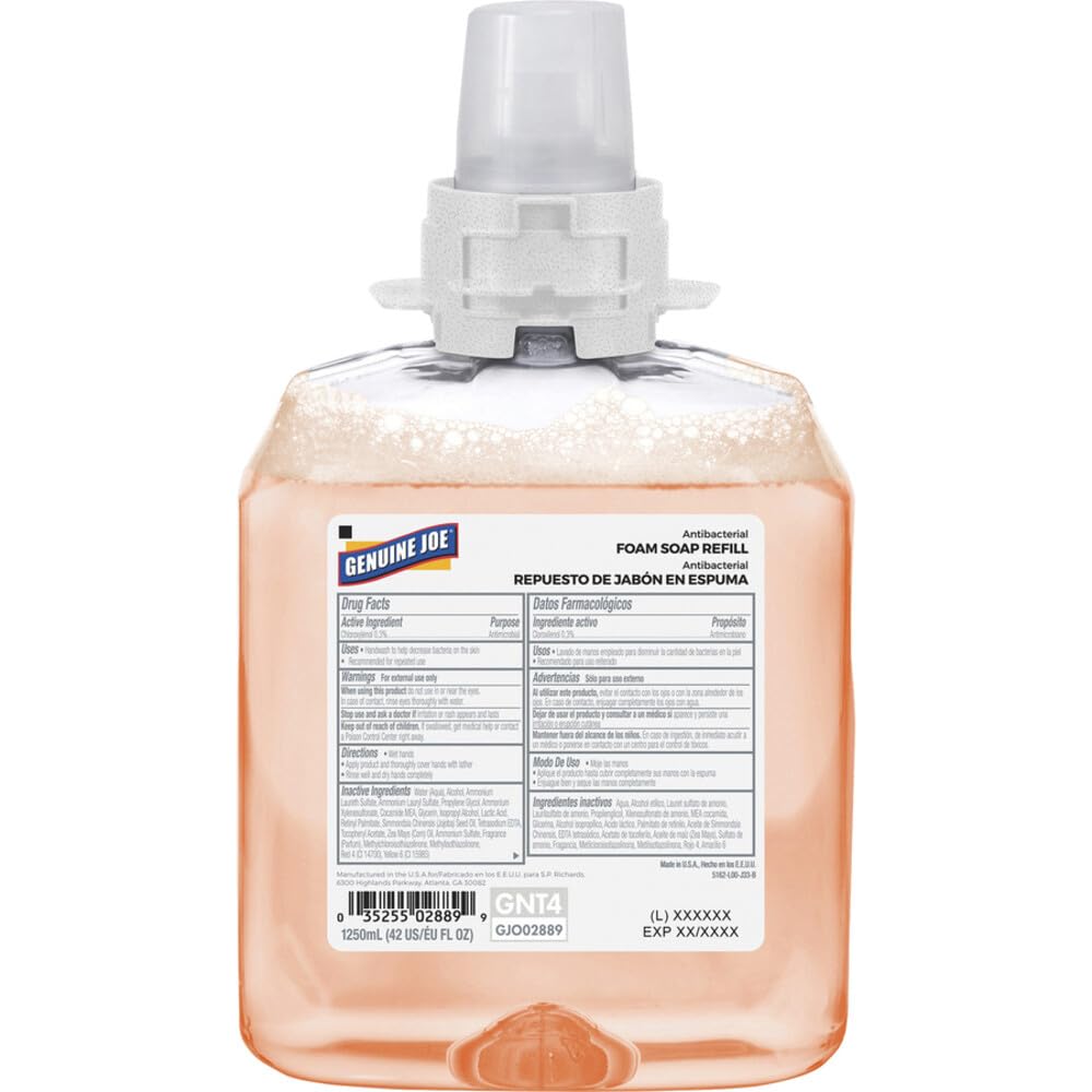 Genuine Joe Antibacterial Foam Soap Refill Beauty & Personal Care Genuine Joe