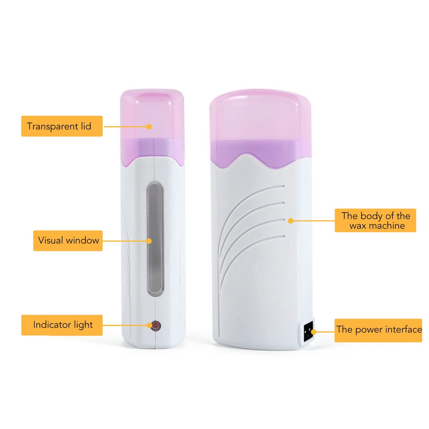 Triple Roll-On Wax Warmer Heater, Fast Heat Electric Hair Removal Wax Melting Machine, Portable Depilatory Wax Heater for Home & Salon Use Beauty and Personal Care Dioche