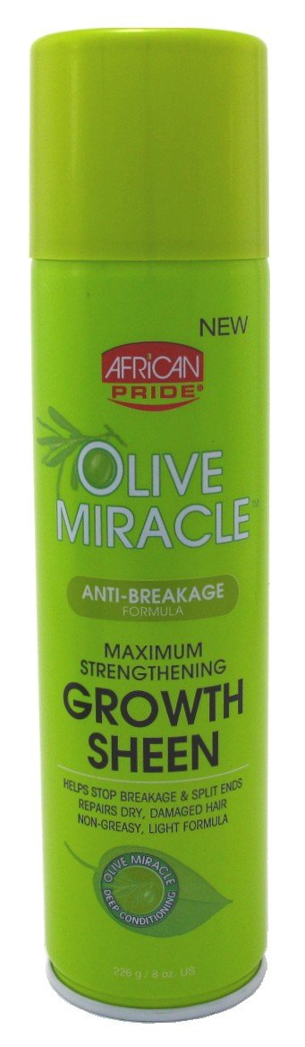 African Pride Olive Miracle Growth Sheen Spray, 8 Ounce Beauty & Personal Care African Pride