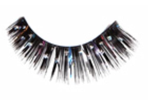 Glitter Eyelashes (with Color Tinsel - D602) Beauty & Personal Care Red Cherry