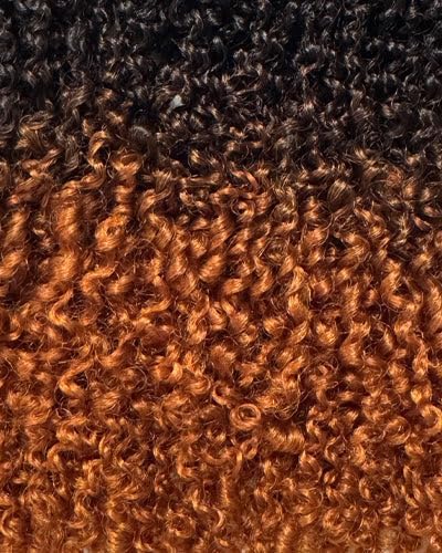 Chade Fashions Medium Length Pre-Looped Braided Style Synthetic Hair Wig - ALITRESS YANKY TWIST 12" X 3PCS (TANGER GINGER)