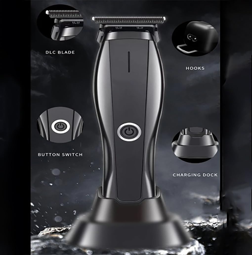 QDKVTNDJZ Hair Clippers for Men, High-Speed Trimmer Barber Machine with Charging Stand Cordless Cut Beauty and Personal Care QDKVTNDJZ