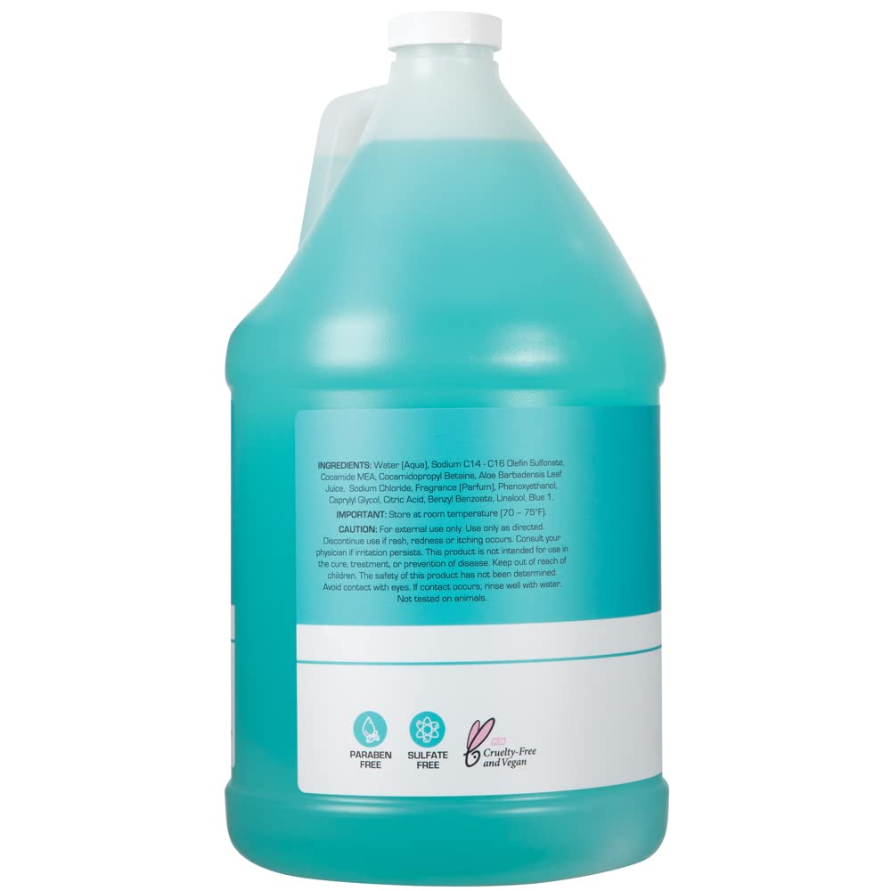 Ginger Lily Farms Club & Fitness Conditioning Liquid Hand Soap Refill, 100% Vegan & Cruelty-Free, Ocean Breeze Scent, 1 Gallon (128 fl oz) Beauty & Personal Care Ginger Lily Farms