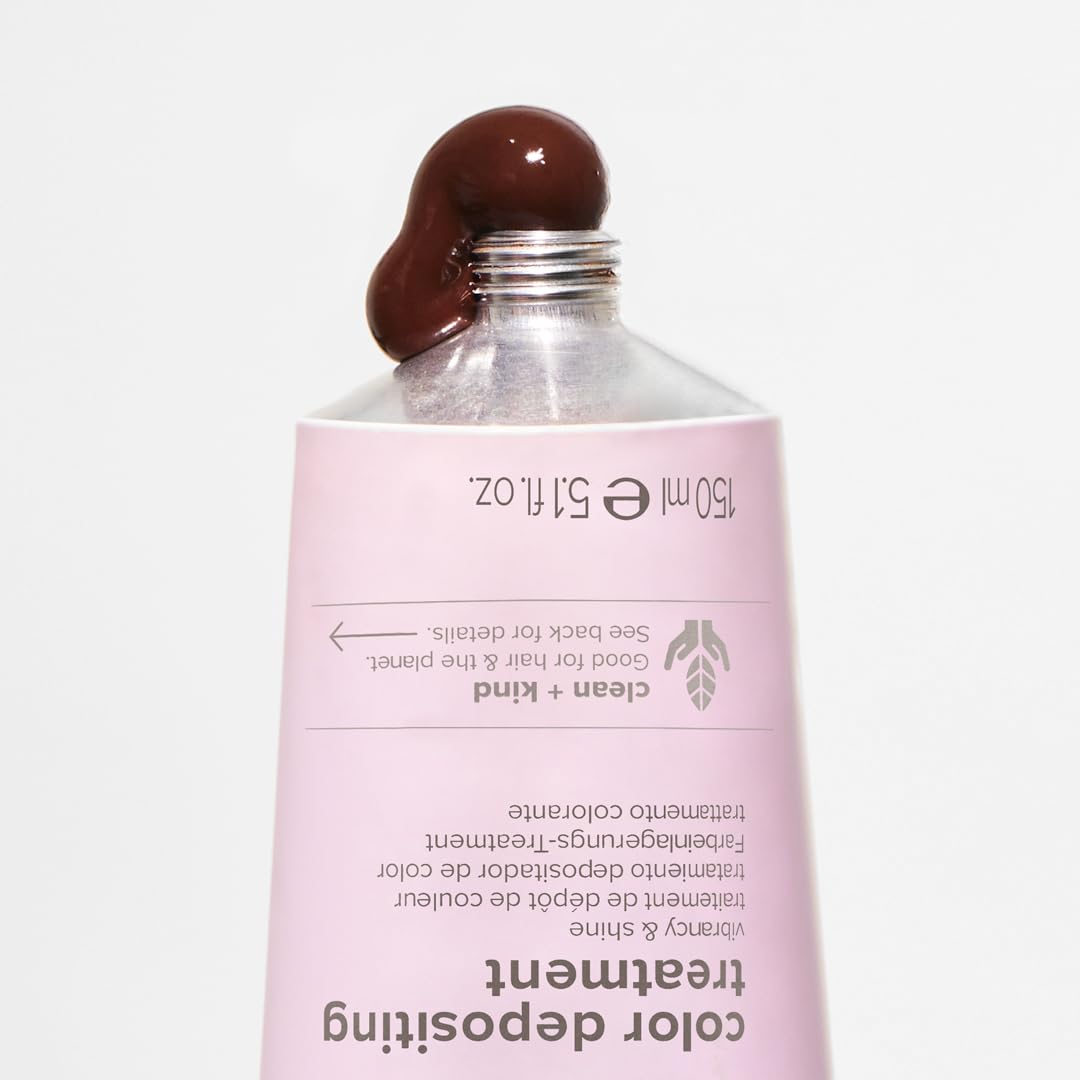 Paul Mitchell Clean Beauty Color-Depositing Treatment, For Refreshing + Protecting Color-Treated Hair, Cocoa, 5.1 fl. oz.