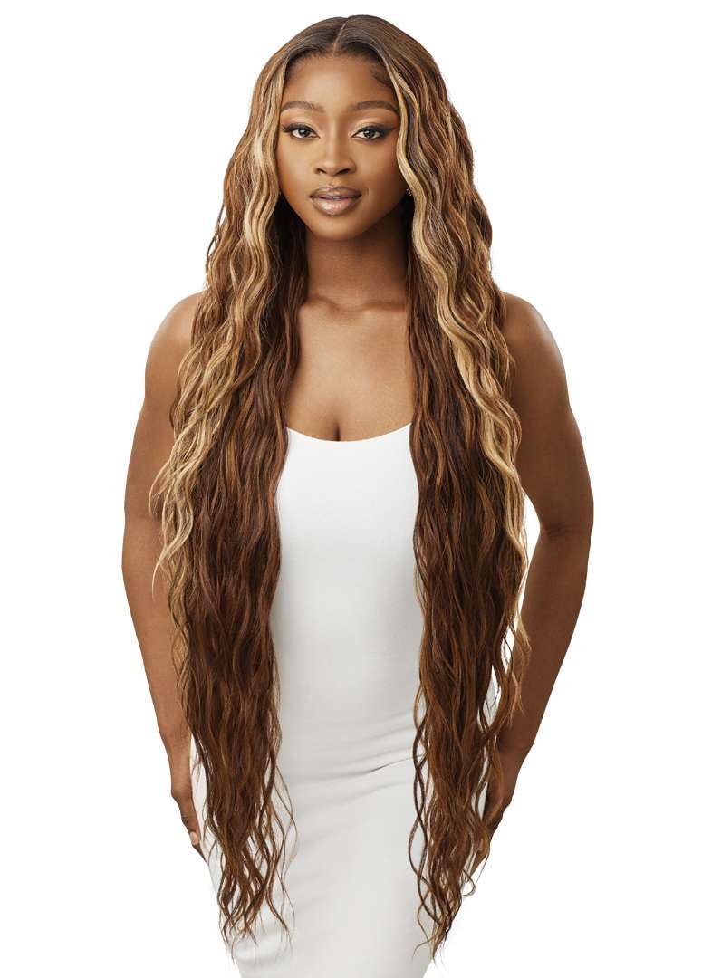 Outre Lace Front Wig - Melted Hairline - Lorenza (DRST4/WILD HONEY SWIRL)