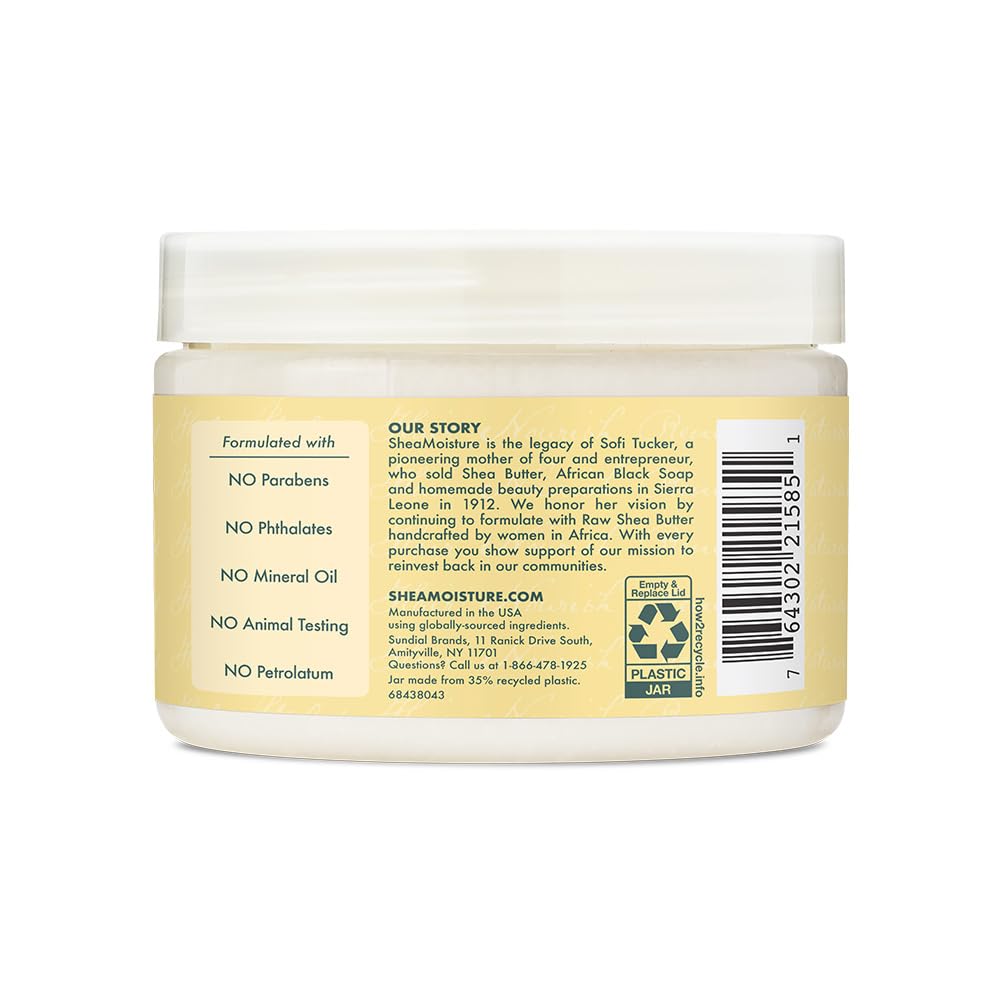 Shea Moisture Jamaican Black Castor Oil Strengthen & Restore Smoothie Cream for Unisex, 12 Ounce Beauty & Personal Care SheaMoisture