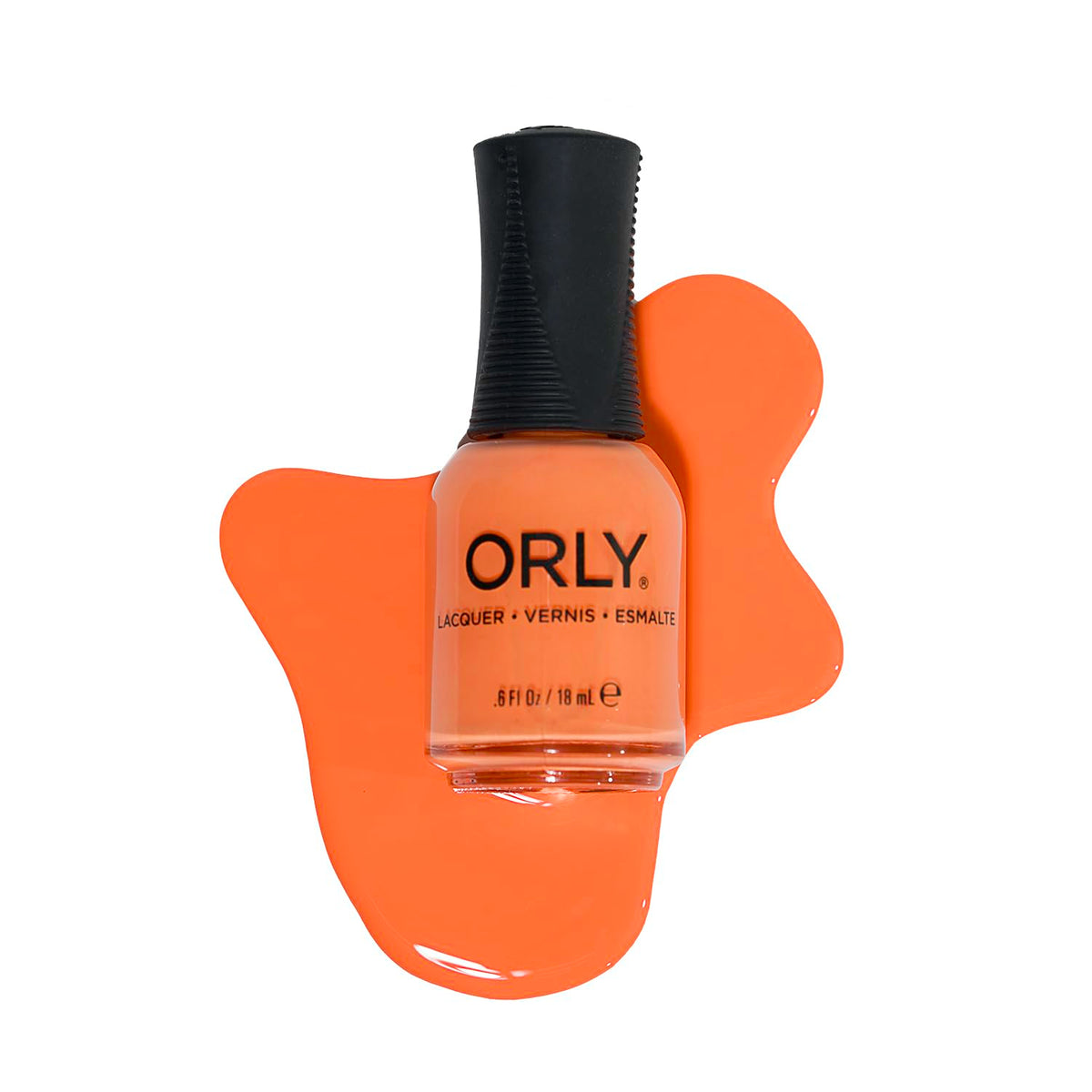Orly Nail Polish Cowabunga ! | Limited Edited 1980s Collection |Neon Orange Creme | Long-Wearing, Quick Drying & Chip Resistant Formula | Salon-Like
