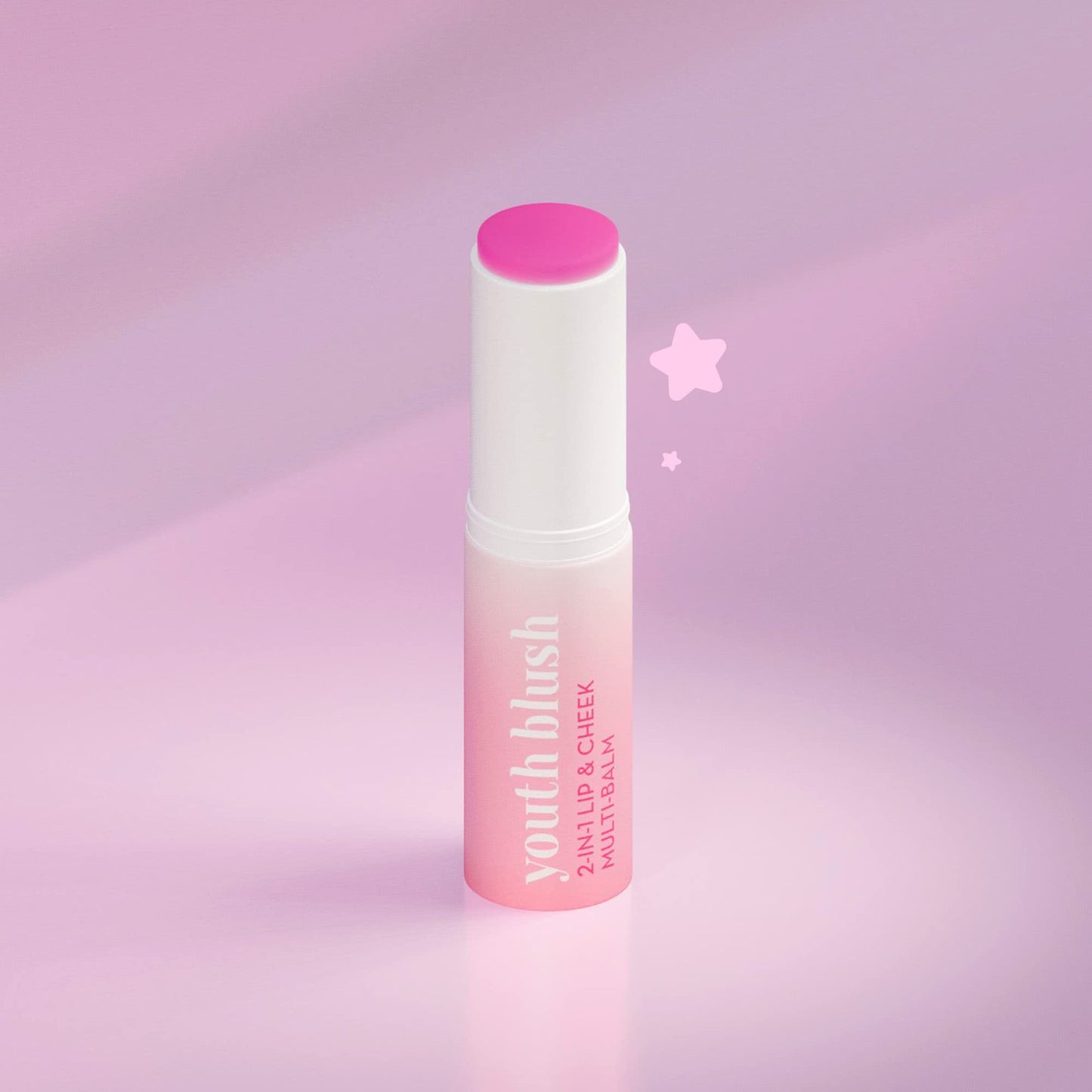 The Crème Shop YOUTH BLUSH 2-In-1 Lip & Cheek Multi-Balm - Made in Korea - Pink Lip and Cheek Stick Beauty & Personal Care The Crème Shop