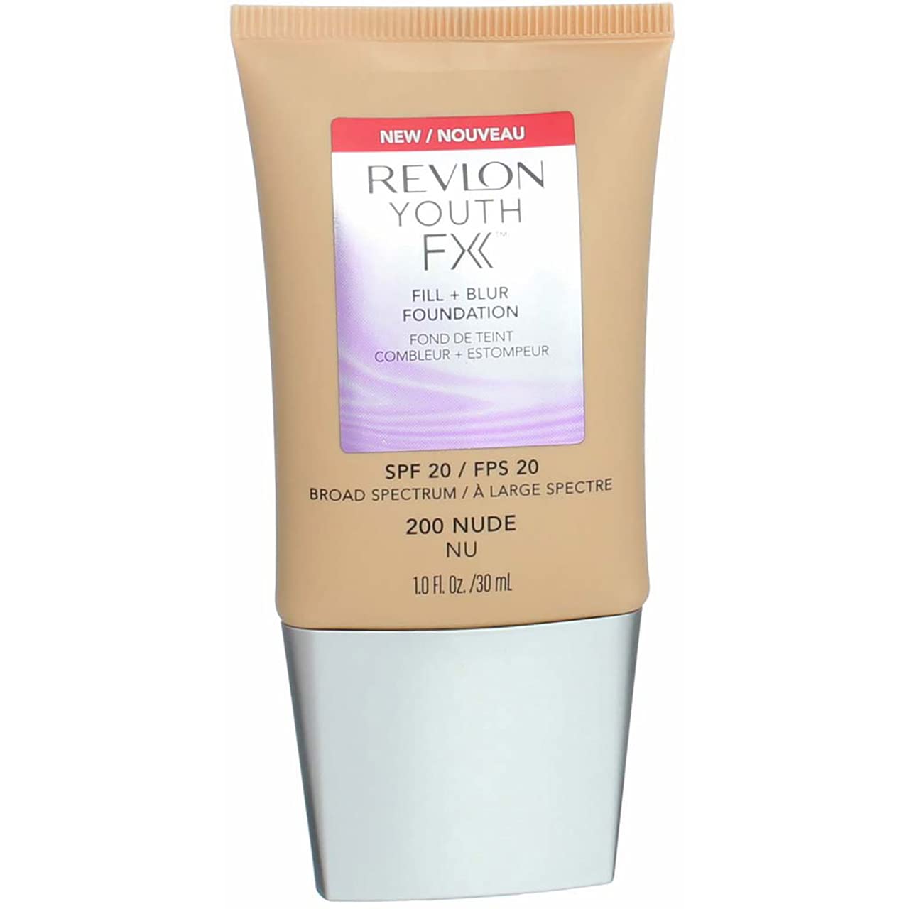 Revlon Youth Fx Fill + Blur Foundation, 200 Nude, 1 fl oz (Pack of 2) Beauty & Personal Care REVLON