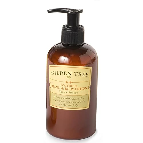 GILDEN TREE Soothing Hand & Body Lotion with Organic Aloe Vera and Shea Butter, 8 ounce pump, Heals Dry Skin and Softens Rough, Bumpy, Flaky Dead Skin Beauty & Personal Care GILDEN TREE