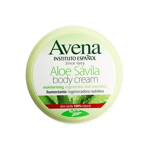 Avena Aloe Savila Body Cream.. Moisturizing, Regenerates, Nourishing. 6.7 oz... amtc by Instituto Espanol Beauty & Personal Care Instituto Español