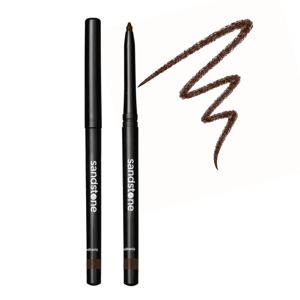 Sandstone Scandinavia Hypoallergenic Waterproof Eyeliner Pencil (Brown) Beauty and Personal Care Sandstone Scandinavia Default Title