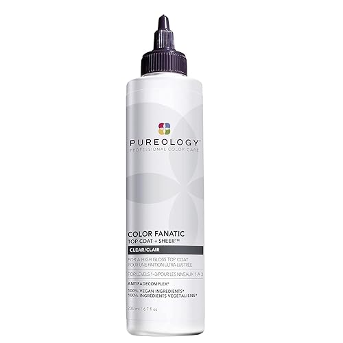 Pureology Color Fanatic Top Coat + Sheer Clear Hair Toner | Hair Gloss Treatment | Clear Hair Glaze for Brunette & Black Hair | 6.7 Fl Oz Beauty & Personal Care Pureology