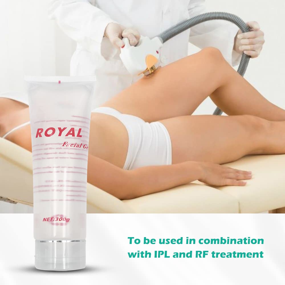 Liflad Radio Frequency Gel for RF Machine - Cooling Gel for Laser Hair Removal - Massage Therapy Cream for Women& Men - Royal Facial Gel Clear (Pack Beauty & Personal Care Liflad