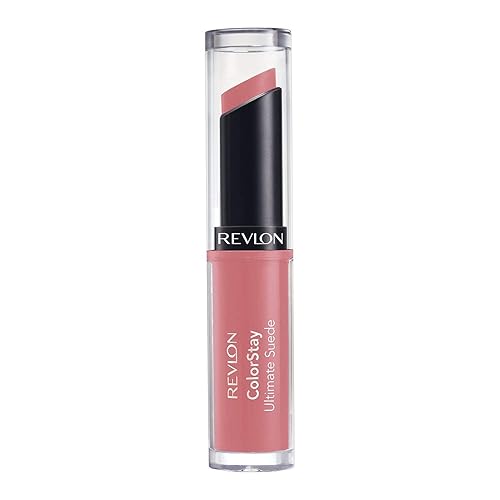 REVLON Lipstick, ColorStay Ultimate Suede Lipstick, High Impact Lip color with Moisturizing Creamy Formula, Infused with Vitamin E, 025 Socialite Beauty & Personal Care REVLON