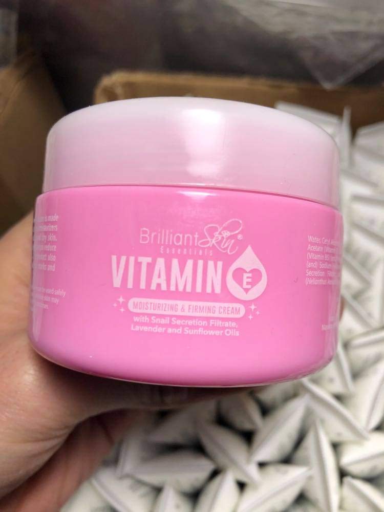 Brilliant Skin Essentials Vitamin E Cream Moisturizing and Firming for Face and Body, 100g Beauty & Personal Care BRILLIANT SKIN ESSENTIALS