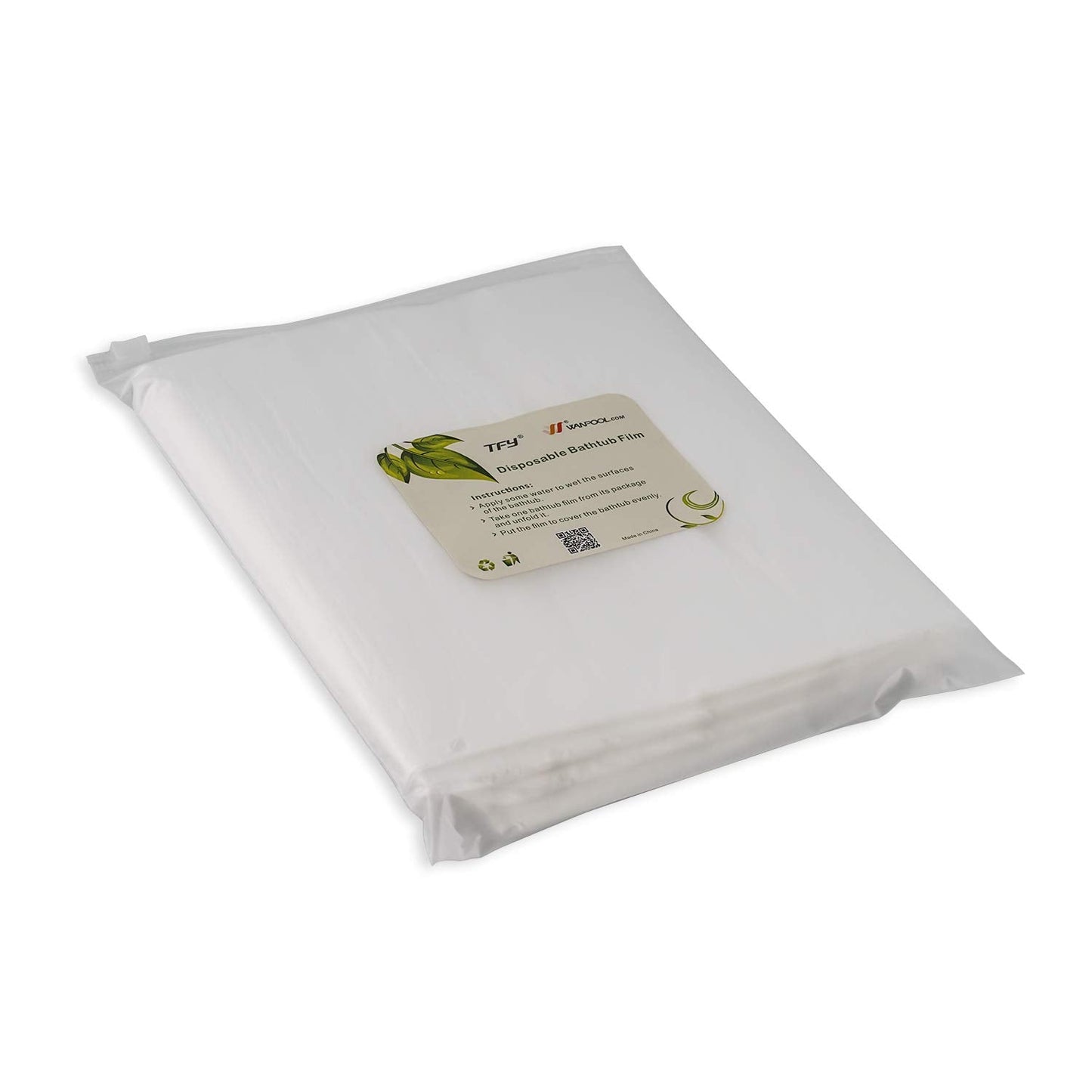 TFY Ultra Large Disposable Film Bathtub Bag for Salon, Household and Hotel Bath Tubs (78 inch x 47 inch) - 5 Pieces Beauty & Personal Care TFY