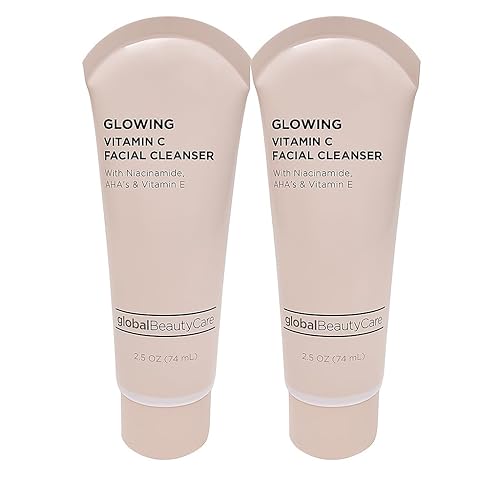 Global Beauty Care Vitamin C Facial Cleanser - Niacinamide, AHA & Vitamin E, 2-Pack (2x 2.5 fl oz) Beauty & Personal Care Global Beauty Care
