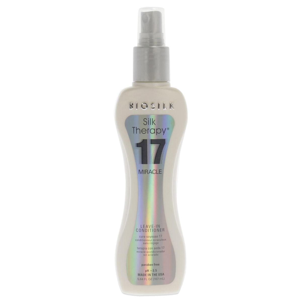 Biosilk Silk Therapy 17 Miracle Leave In Conditioner for Unisex, 5.64 Ounce