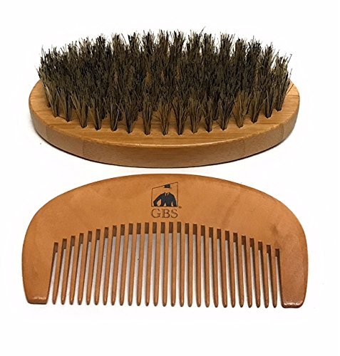 G.B.S 3n1 Professional Men's Beard and Mustache Trimming Styling 4" Scissors Beard Wood Comb and Mustache Comb Beauty and Personal Care G.B.S