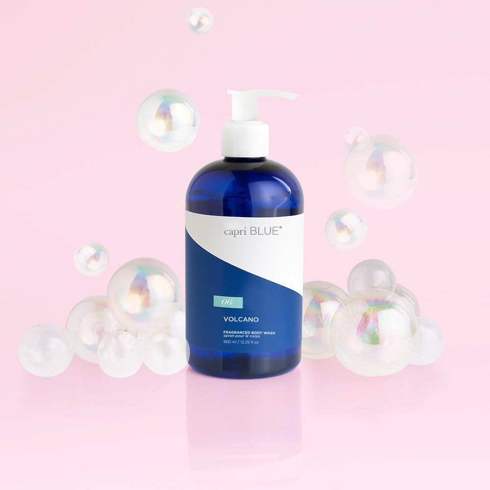 Capri Blue Body Wash - Citrus and Sugar Scented Liquid Moisturizing Body Wash - Luxury Moisturizing Liquid Soap for Shower - Sulfate, Cruelty-Free Beauty & Personal Care Capri Blue