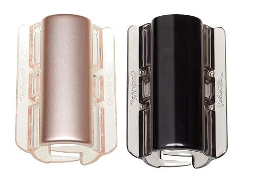 Linziclip Maxi Hair Jaw Clip, Rose Gold and Black, 2-Pack Beauty & Personal Care Allure Style Accessories
