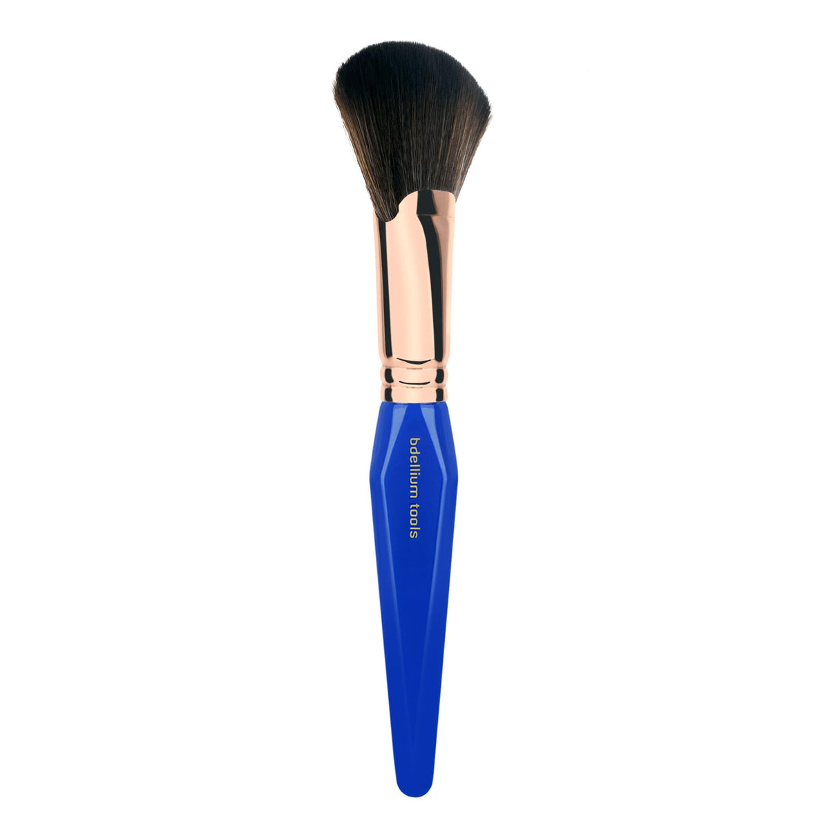Bdellium Tools Professional Makeup Brush - Golden Triangle 991 Powder Fan - With All Vegan and Soft Synthetic Fibers, For Defining the Cheekbones