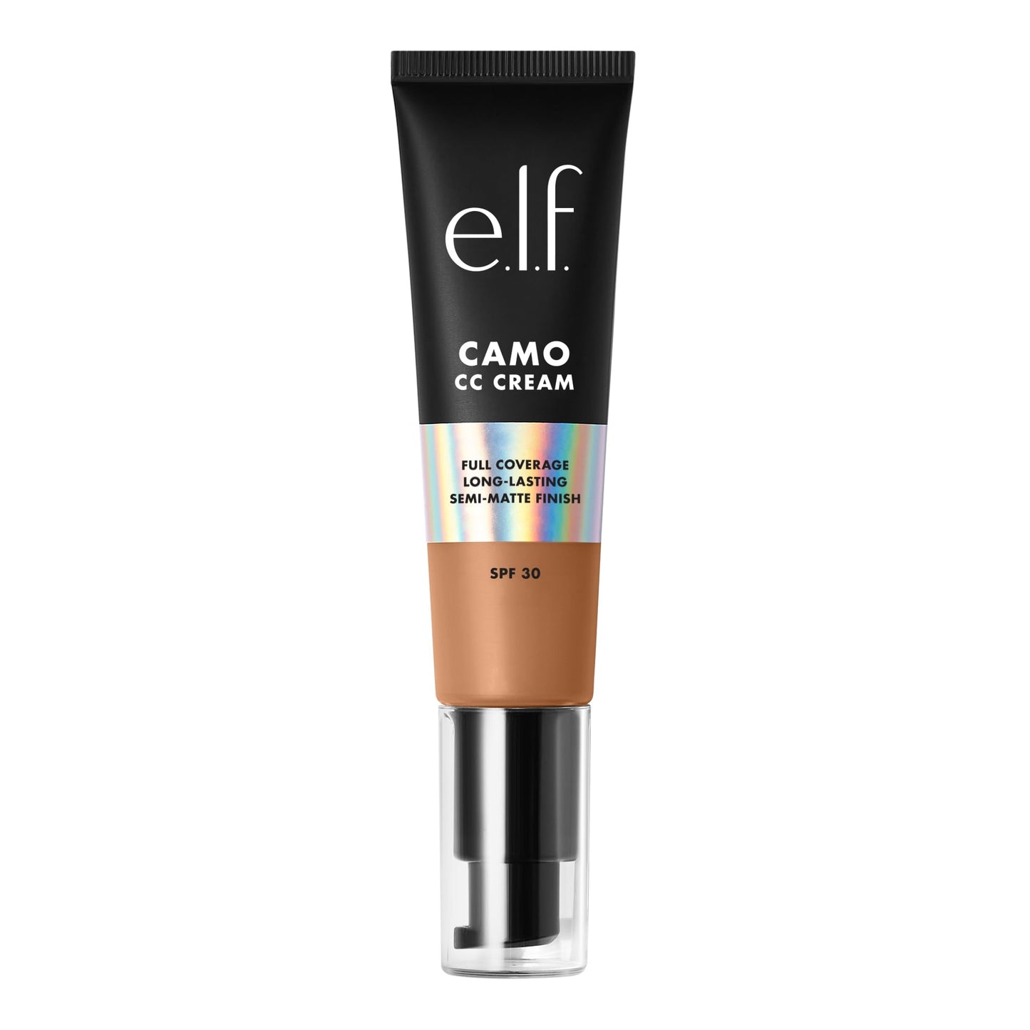 e.l.f. Camo CC Cream, SPF 30 Color-Correcting Medium-To-Full Coverage Face Foundation, Delivers An Airbrushed Finish, Vegan , Tan 460 W Beauty & Personal Care e.l.f.