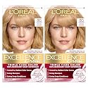 L'Oreal Paris Excellence Crème Permanent Hair Dye, Triple Care Hair Color with Hyaluronic Acid for 100% Gray Coverage, 8G Medium Golden Blonde, 1 Kit Beauty & Personal Care L'Oreal Paris