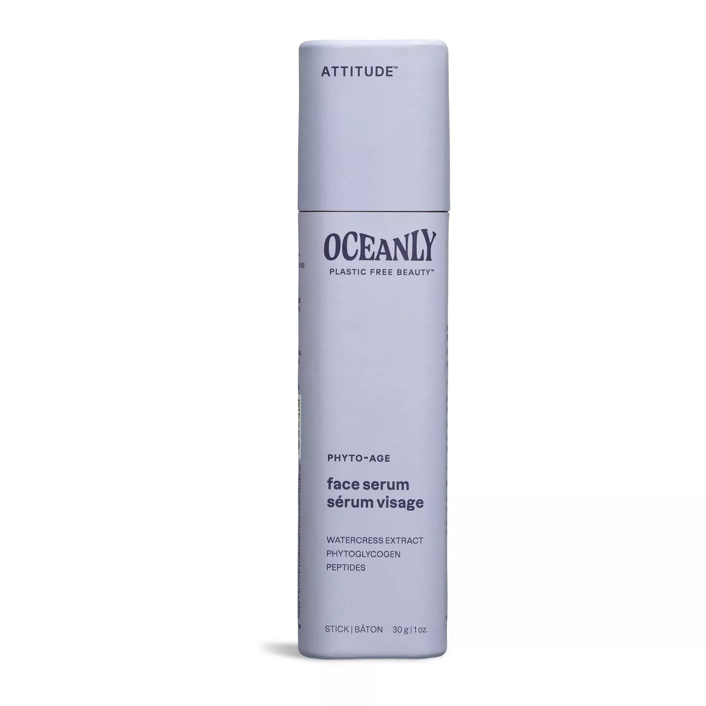 ATTITUDE Oceanly Face Serum Bar, EWG Verified, Plastic-free, Plant and Mineral-Based Ingredients, Vegan and Cruelty-free Beauty Products, PHYTO AGE Beauty & Personal Care BIO SPECTRA ATTITUDE