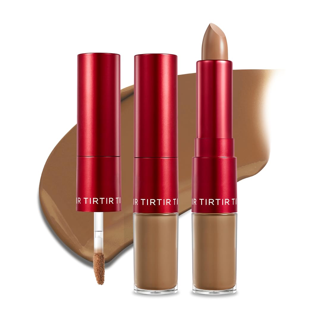 TIRTIR Glide&Hide Blurring Concealer - Creamy texture, Conceals dark circles and wrinkles, Dual formula (liquid tip & balm stick), Long-lasting wear Beauty and Personal Care TIRTIR Default Title