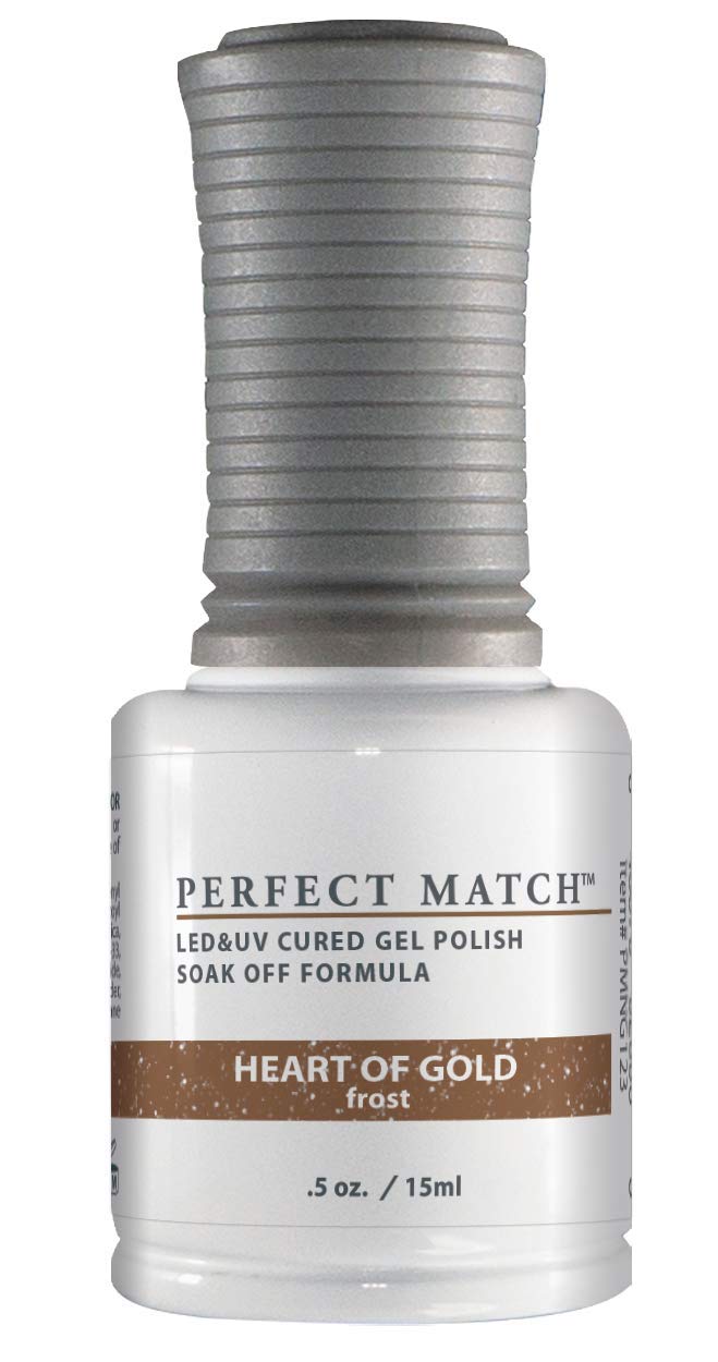 LECHAT Perfect Match Gel Polish, Heart of Gold, 0.5 Fl Oz (PMS123)