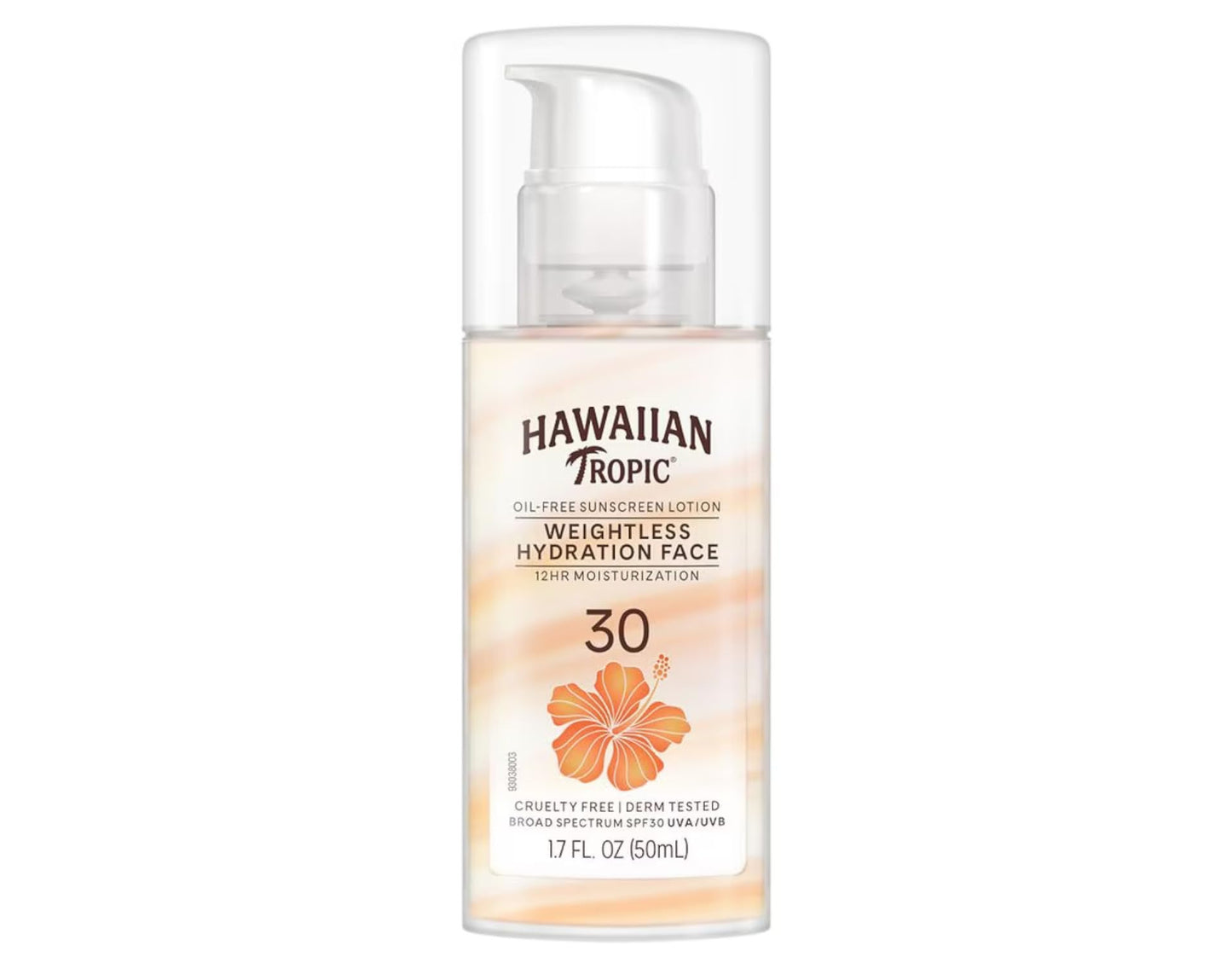Hawaiian Tropic Weightless Hydration Lotion Sunscreen for Face SPF 30, 1.7oz (2 PACK) | Travel Size Sunscreen, Oil Free Face Sunscreen, Sunblock Face Beauty & Personal Care Hawaiian Tropic