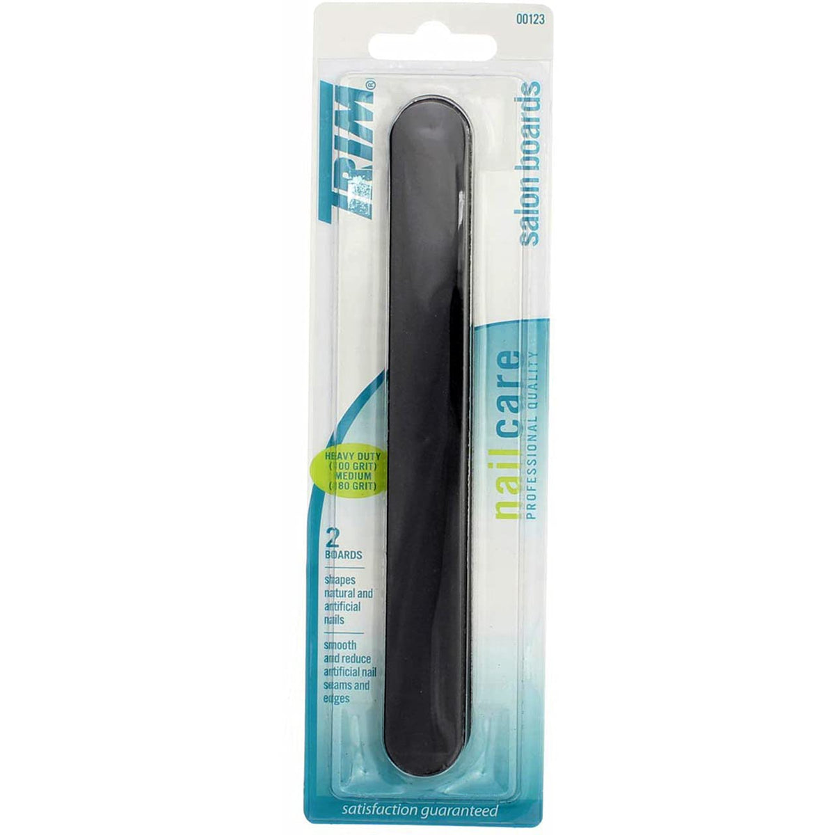 PWC Collections/W.E.Bassett Trim Salon Board Blk 2pk Size Ea Trim Salon Boards Black Heavy Duty (100 Grit) & Medium (80 Grit) 0023, 1 Count Beauty & Personal Care Trim