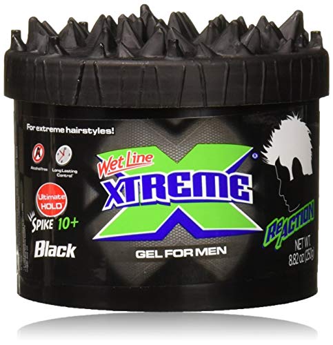 Wet Line Xtreme Reaction Black Ultimate Hold Gel, 8.8 Ounce Beauty & Personal Care Wetline