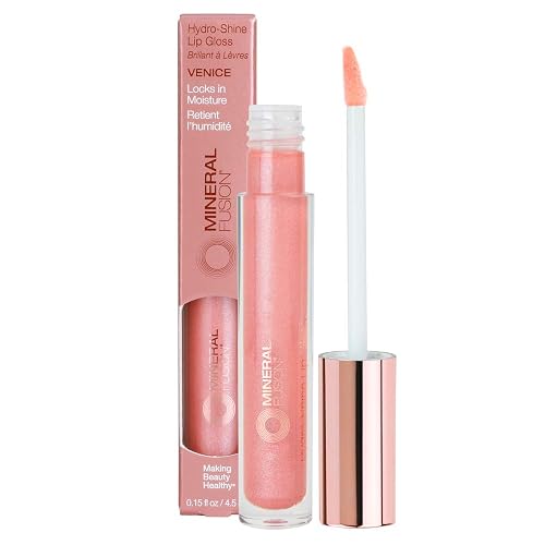 Mineral Fusion, Lip Gloss Hydro Shine Venice, 0.15 Ounce Beauty & Personal Care Mineral Fusion